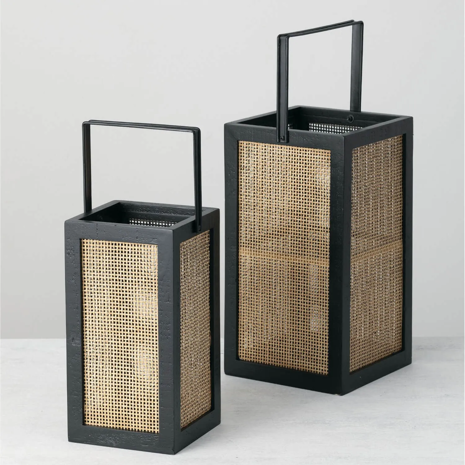 14" & 11" Mesh Lantern Set Of 2