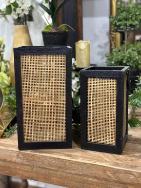 14" & 11" Mesh Lantern Set Of 2