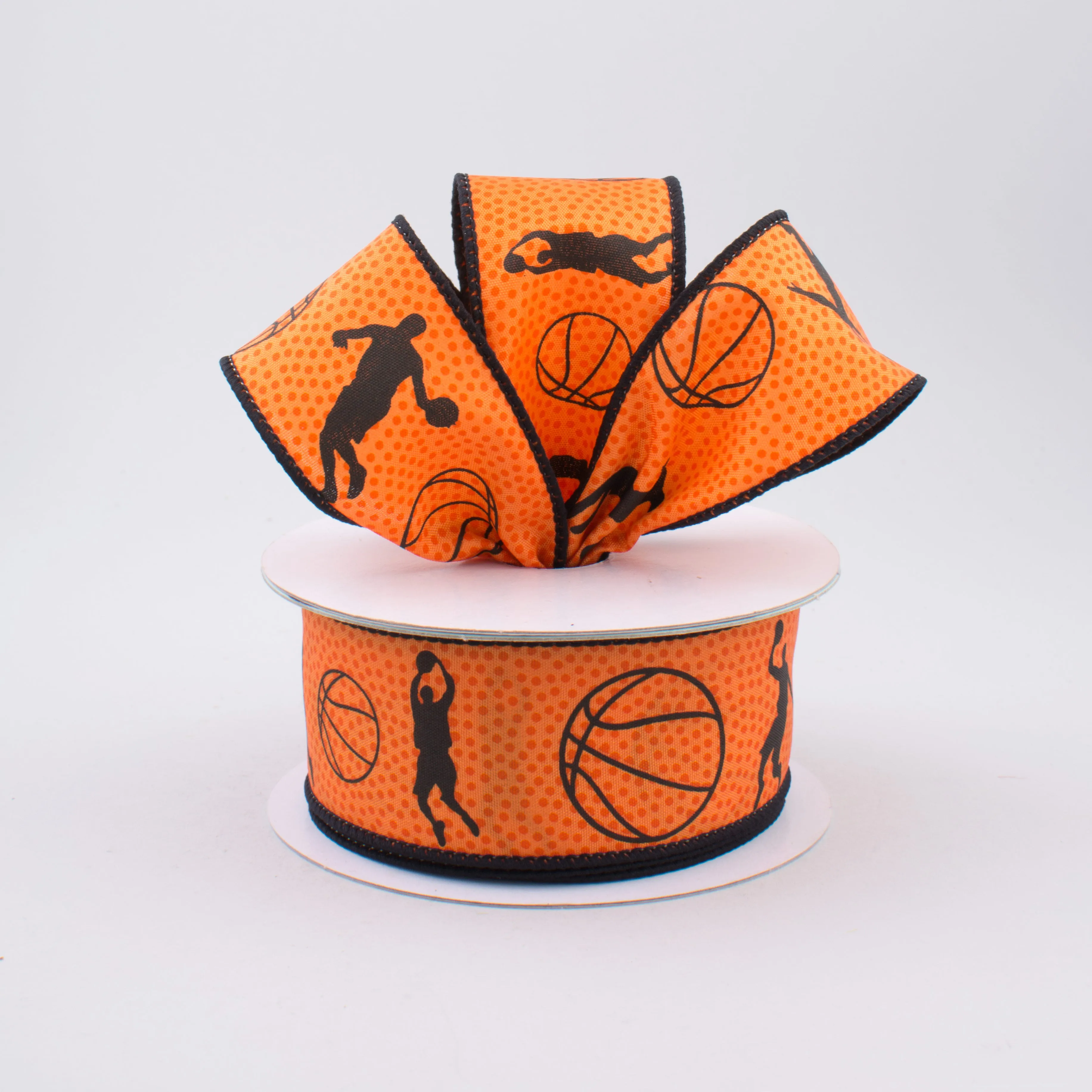 1.5" Basketball Ribbon (10 Yards)