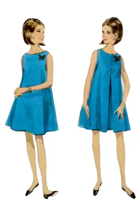 1967 Butterick 4601 Turnabout Dress Vintage Sewing Pattern