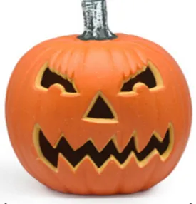 19" Battery Operated Angry Jack-O-Lantern