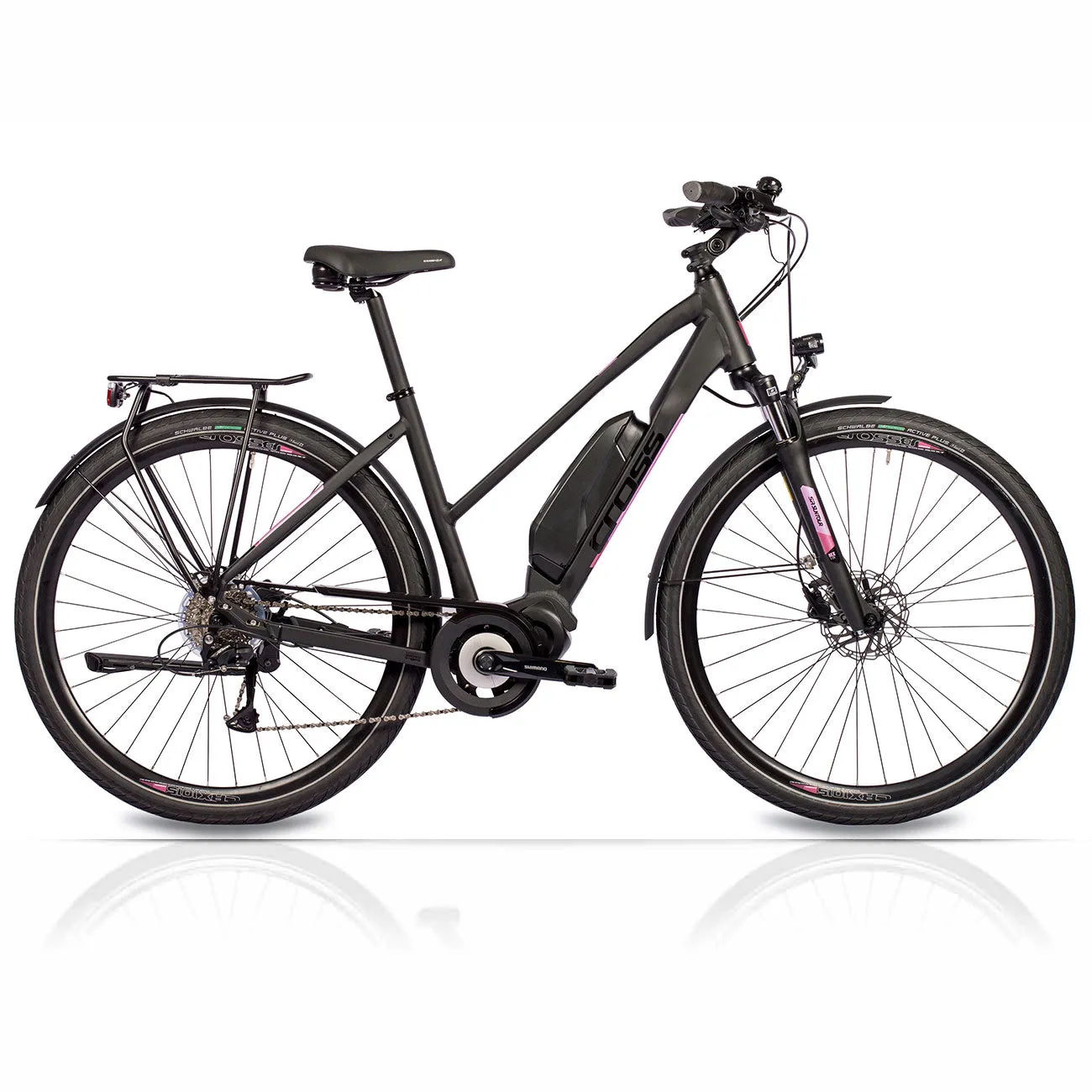 28 Zoll Damen E-Bike Trekking Fahrrad  V-TRON SHIMANO STеPS E-5000 418 Wh 9 x GANG SHIMANO RD-T3000