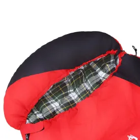 3 Season Durable Waterproof Sleeping Bag With Flannel Inner Lining