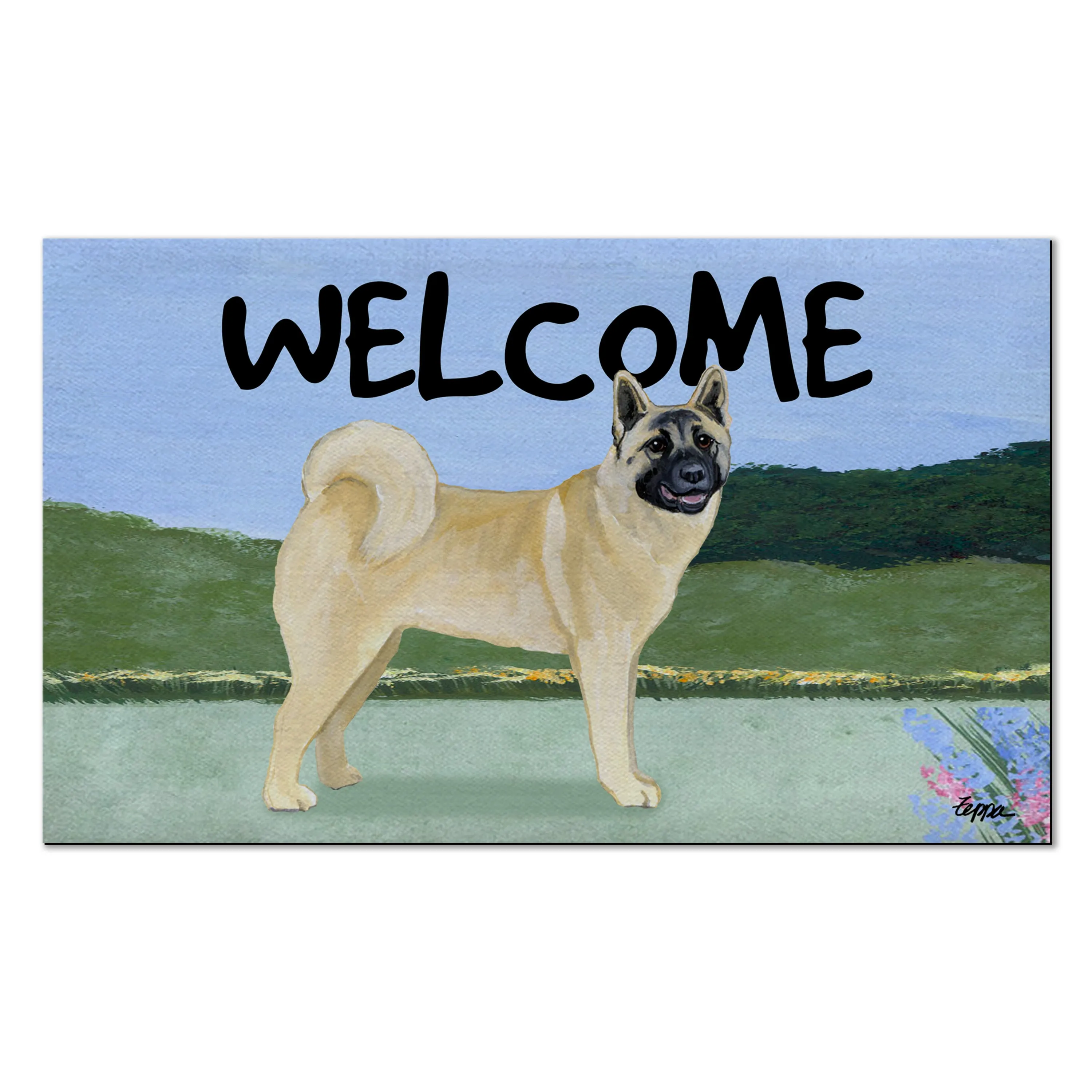 Akita Welcome Mat