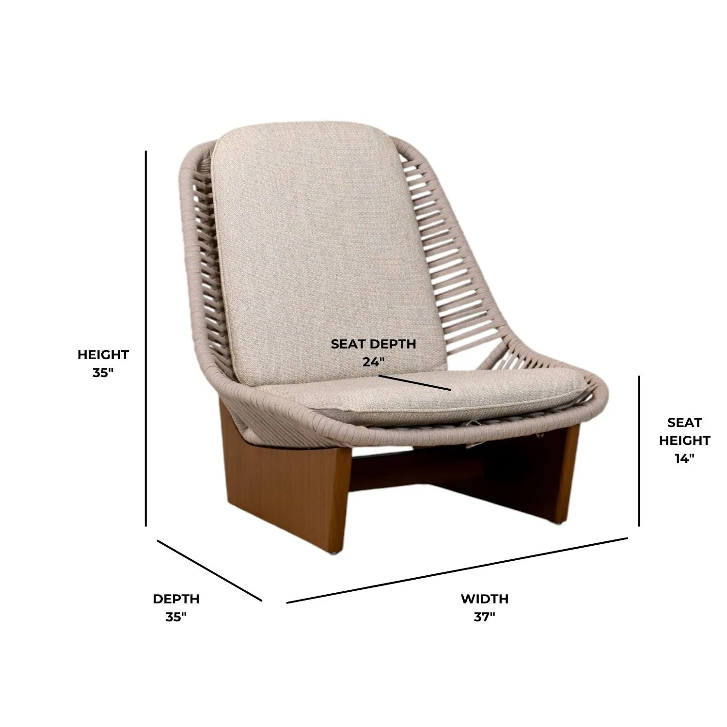 Alta Low Profile Lounge Chair