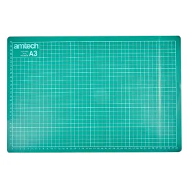 Amtech Non Slip Cutting Mat With Marking Guides A3 A4