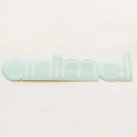 Animal Bikes BMX Sticker / Decal - 20.5 cm across approx - White / Clear