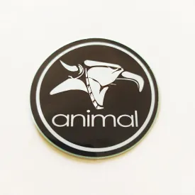 Animal Bikes BMX Sticker / Decal - 5 cm across approx - Black