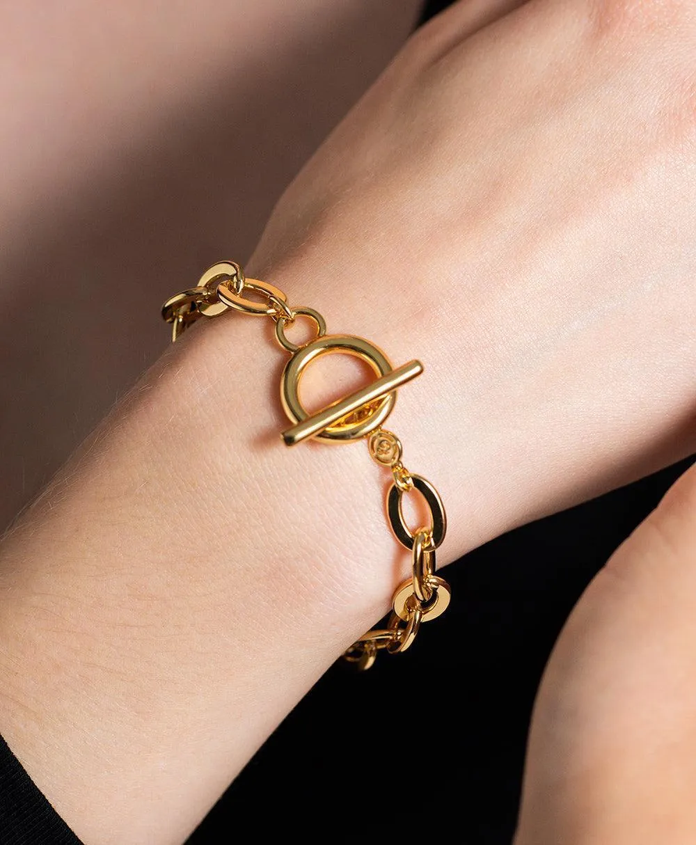 Anna Bracelet 18ct Gold Plated