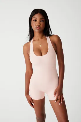 Aurora Halter Bodysuit - Pink Petals