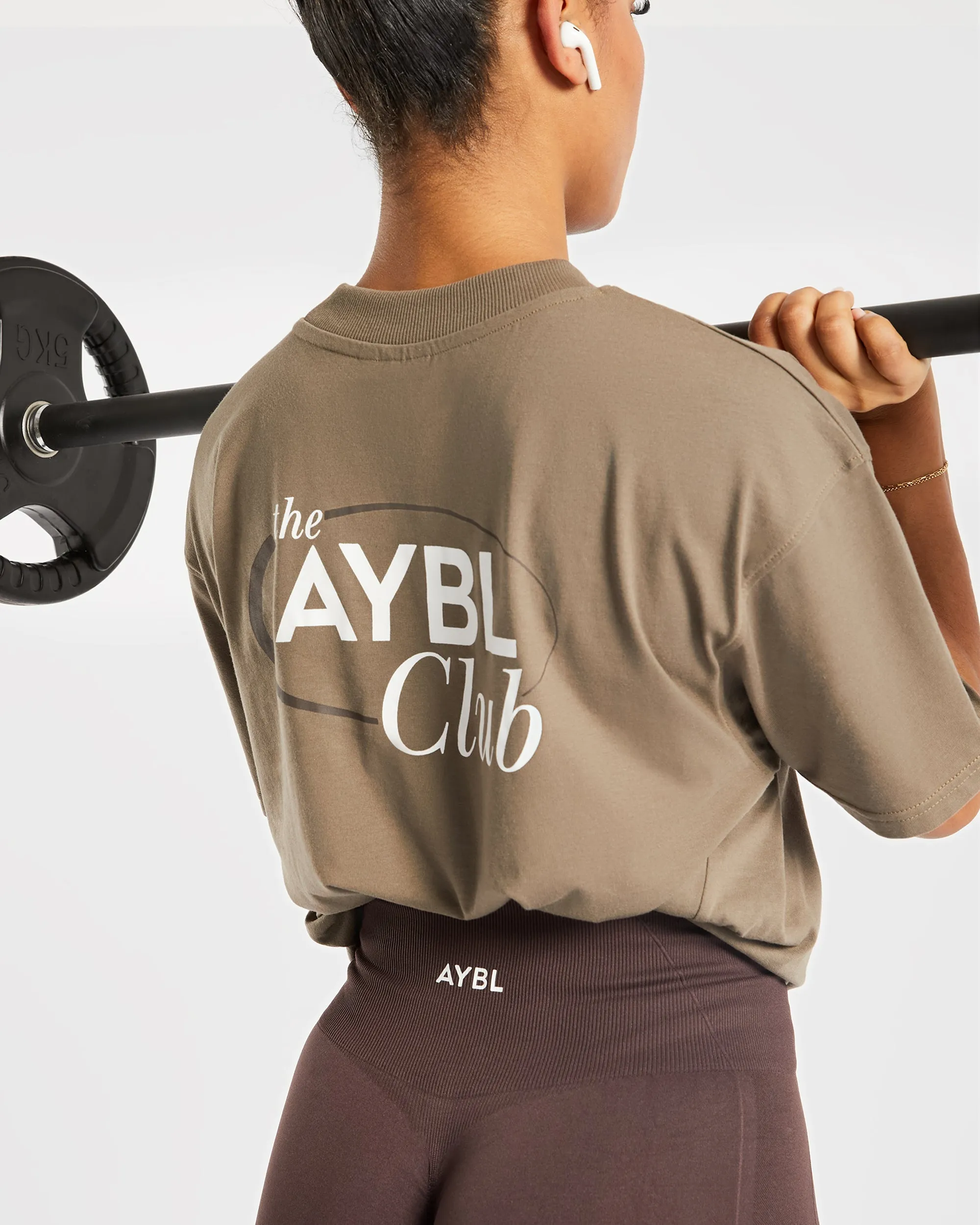 AYBL Club Oversized T Shirt - Brown