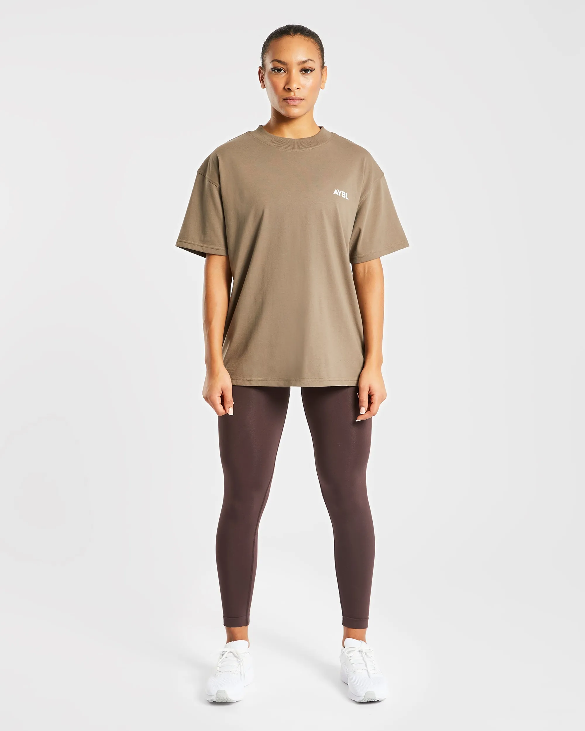 AYBL Club Oversized T Shirt - Brown