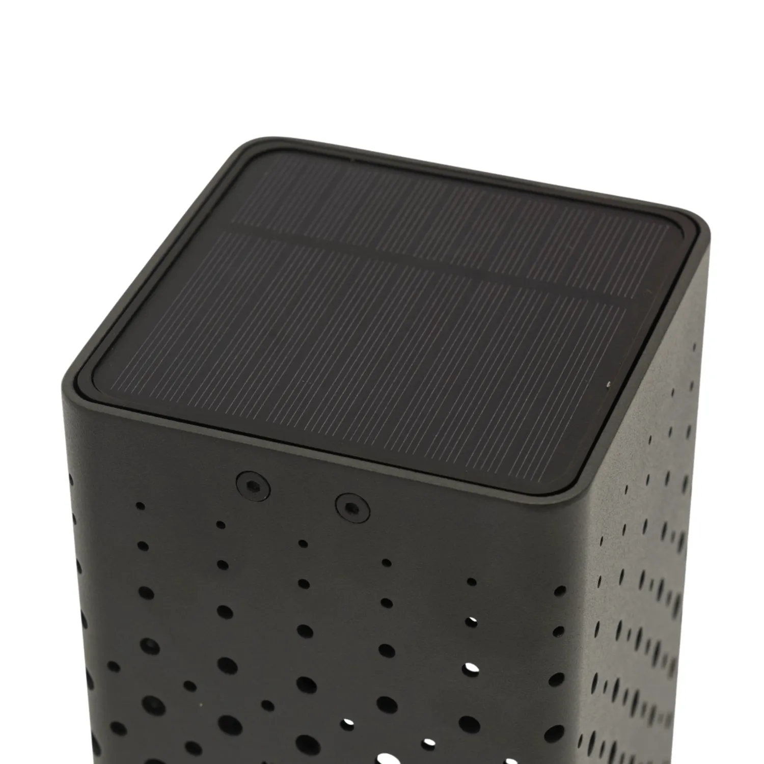 Beams Charcoal Solar Outdoor Lamp