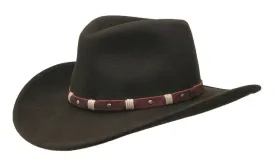 Black Creek Crushable Wool Brisbane Outback Hat