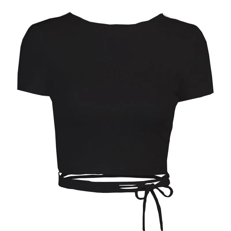 Black White Simple Solid Color T-Shirts