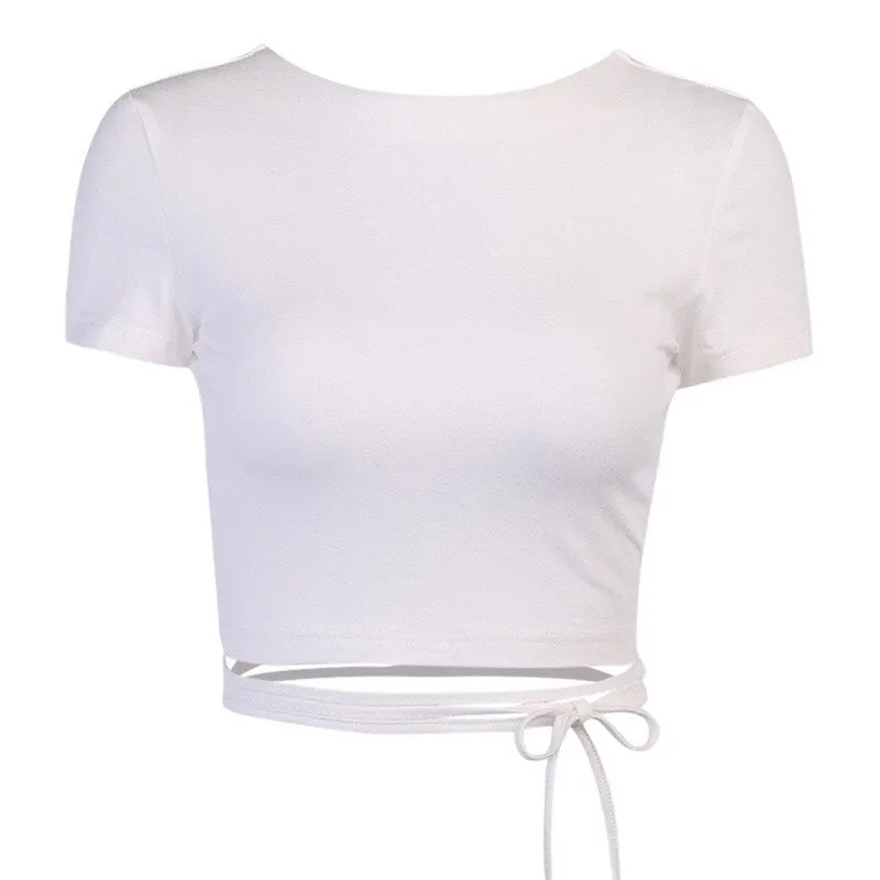 Black White Simple Solid Color T-Shirts