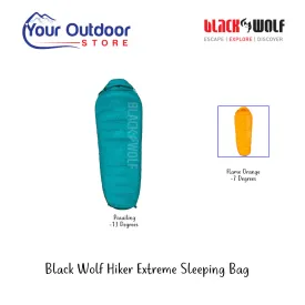 Black Wolf Hiker Extreme Sleeping Bag