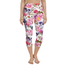 Boho Skull Yoga Capris