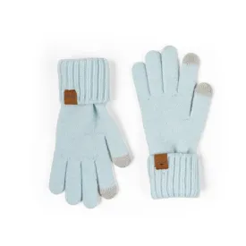 Britts Knits Ladies Blue Mainstay Gloves