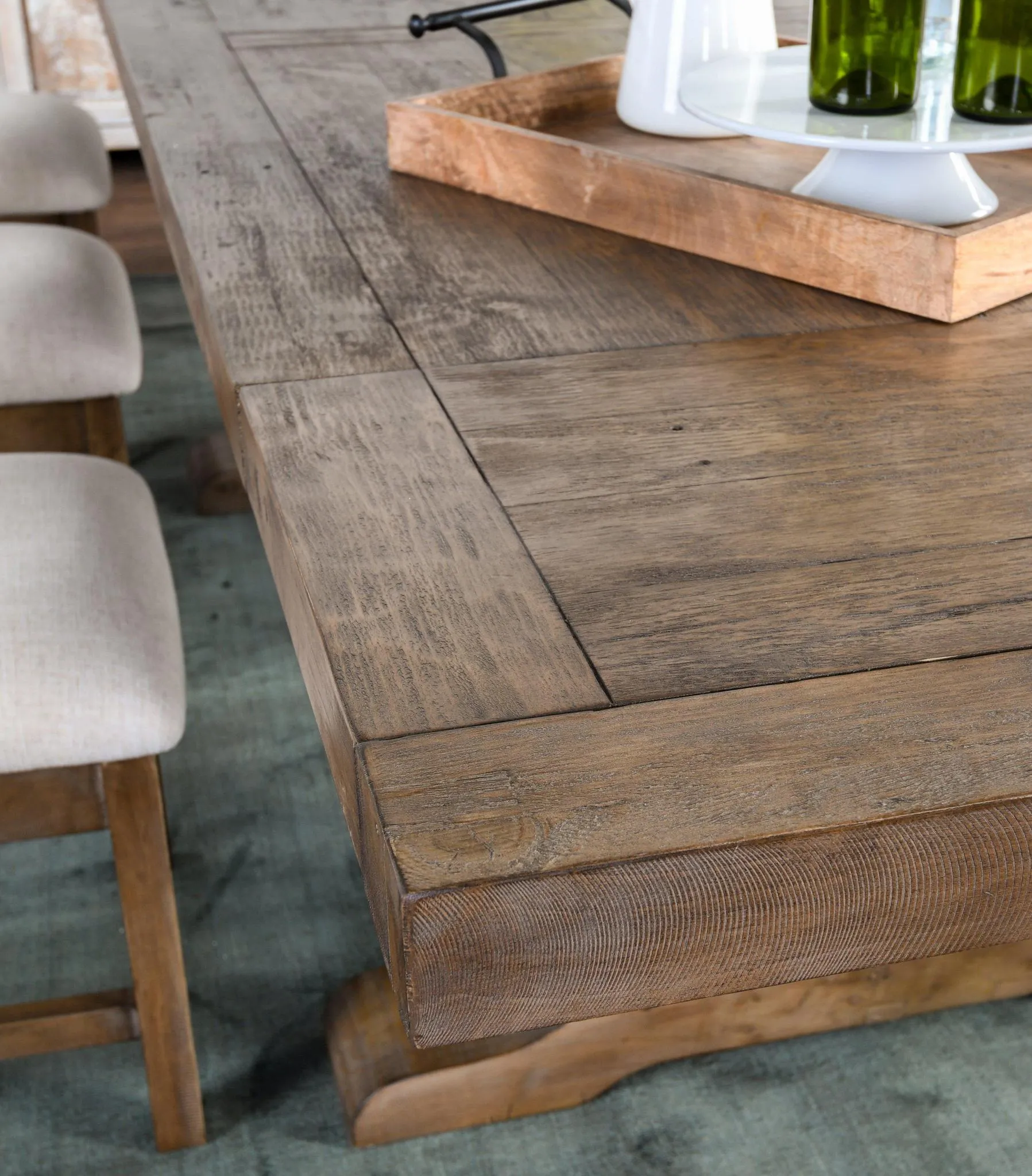 Caleb Reclaimed Extension (84-114") Dining Table