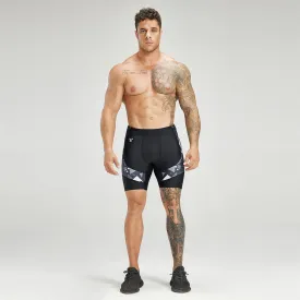 Classic UPF50  Mens Jammer & Compression Shorts Base Layers  - Shark Style