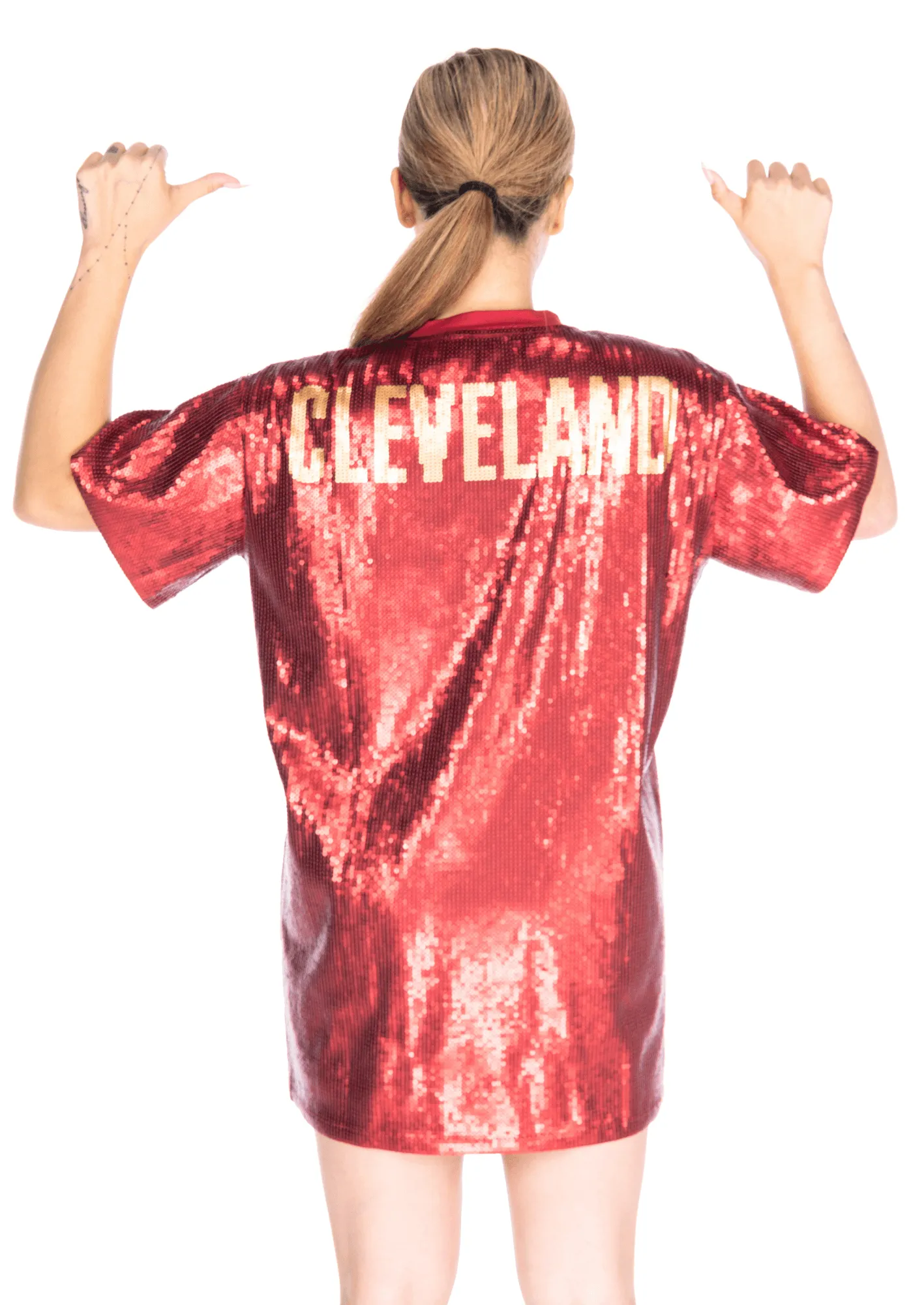 Cleveland Basketball Sequin Dress