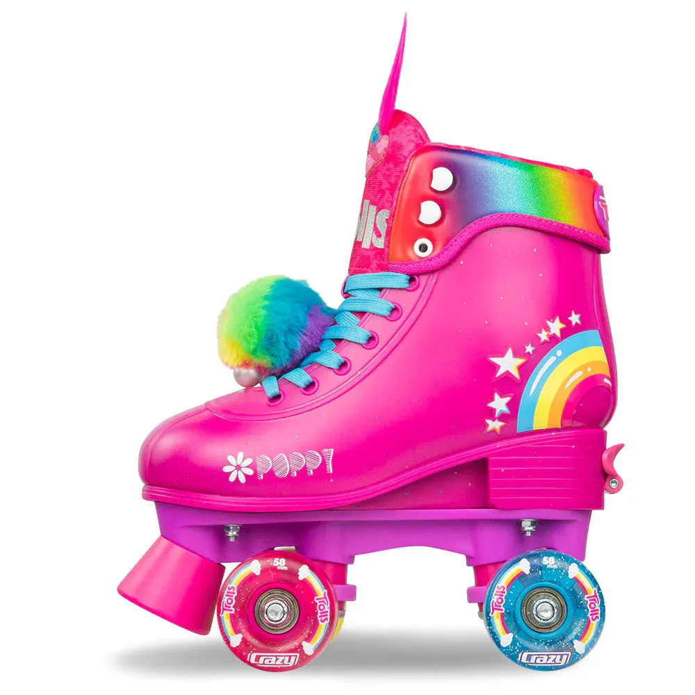 Crazy Skates Trolls Adjustable Roller Skates - Poppy