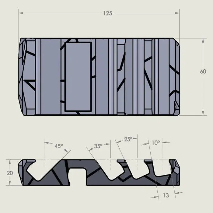 Crux Gear Phone Holder Stone