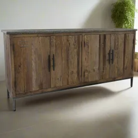 Ellen 4-Door 71" Reclaimed Elm Sideboard