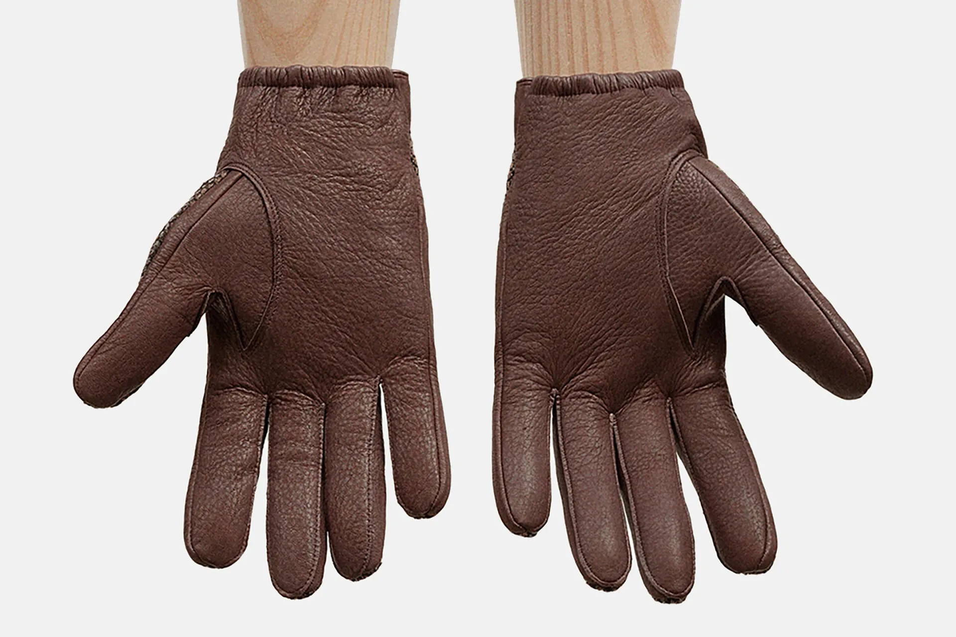 Fawn Tweed Deerskin Gloves