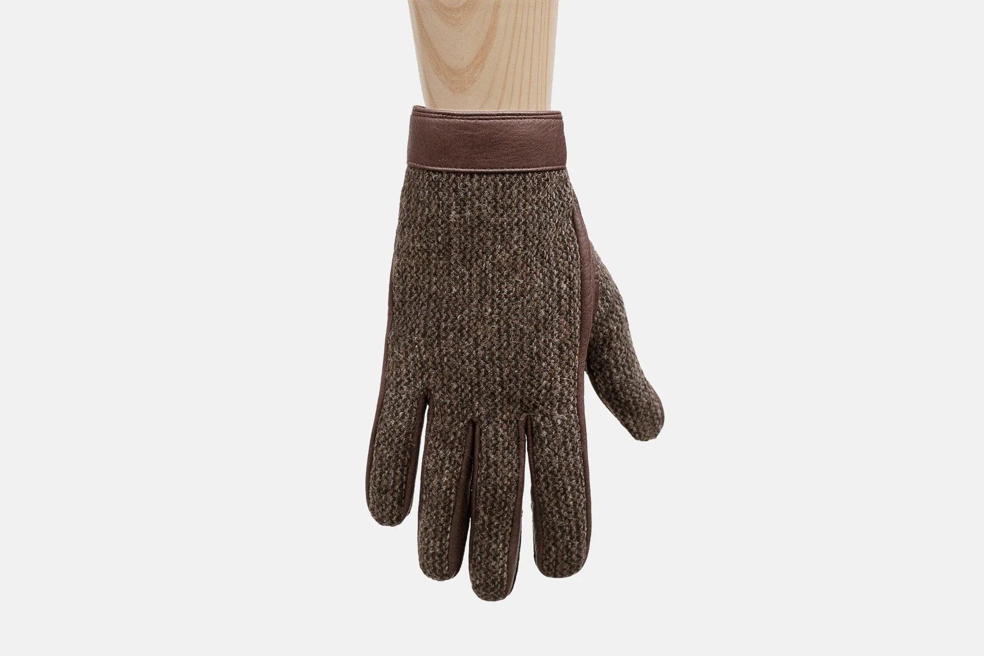 Fawn Tweed Deerskin Gloves