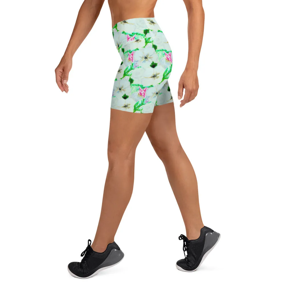 Florida Floral Yoga Shorts