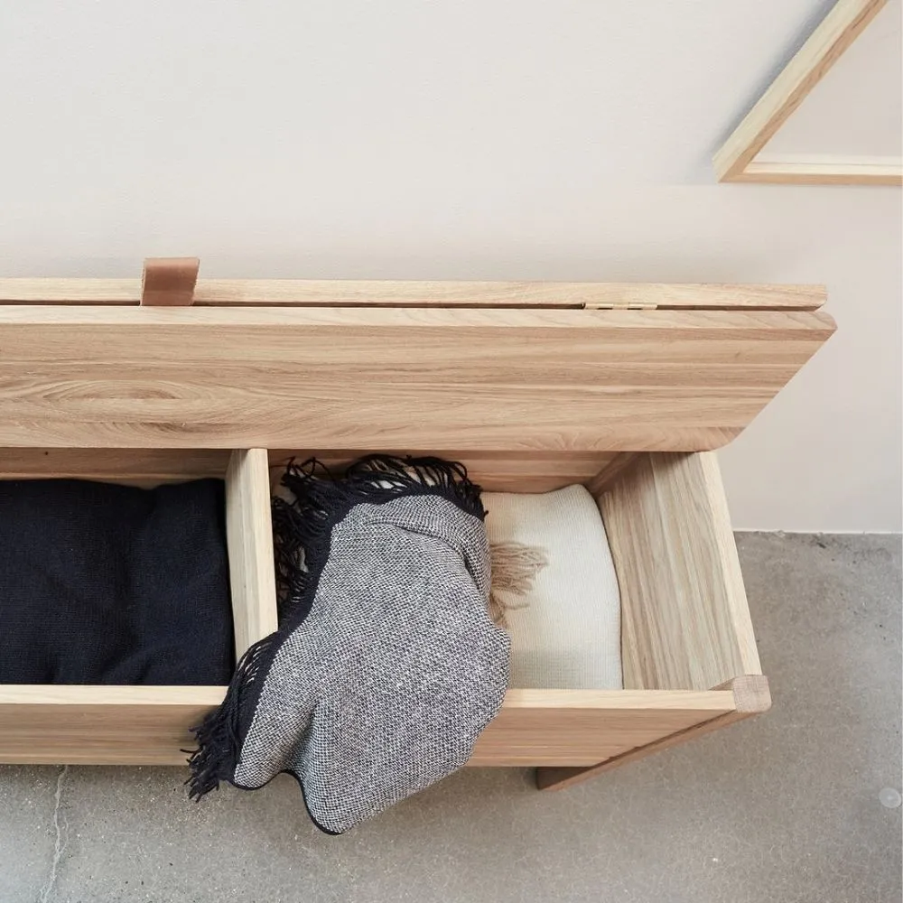 Form & Refine Oak Storage Bench