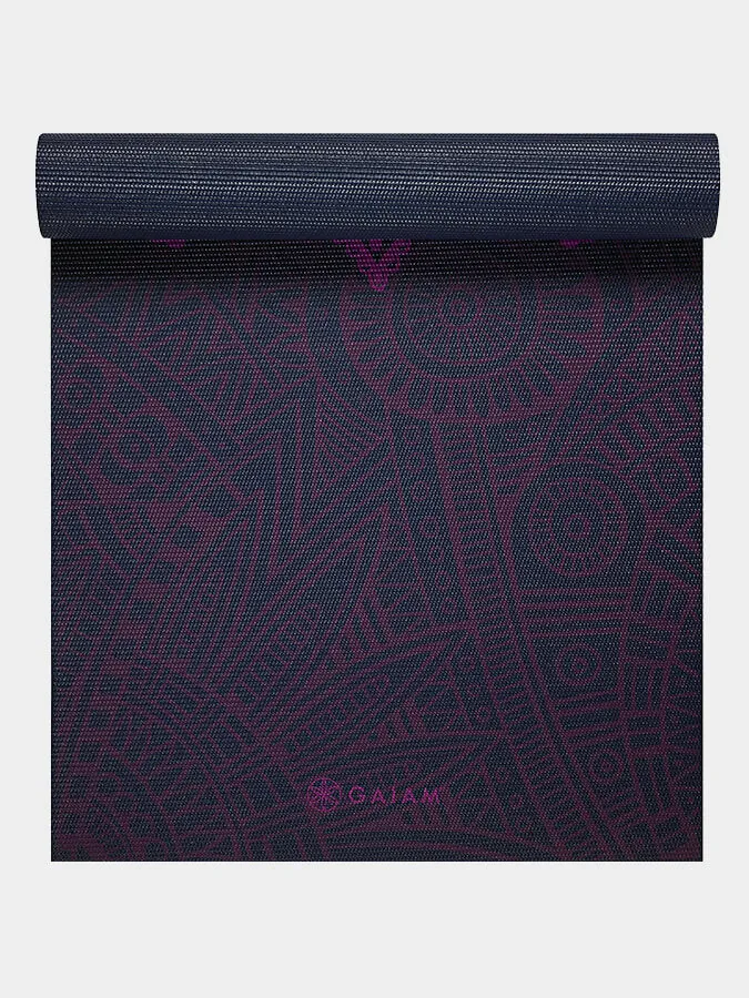 Gaiam Plum Sundial Yoga Mat 6mm