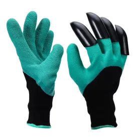 Garden Gloves Puncture Resistant Latex, Claws for Digging and Planting