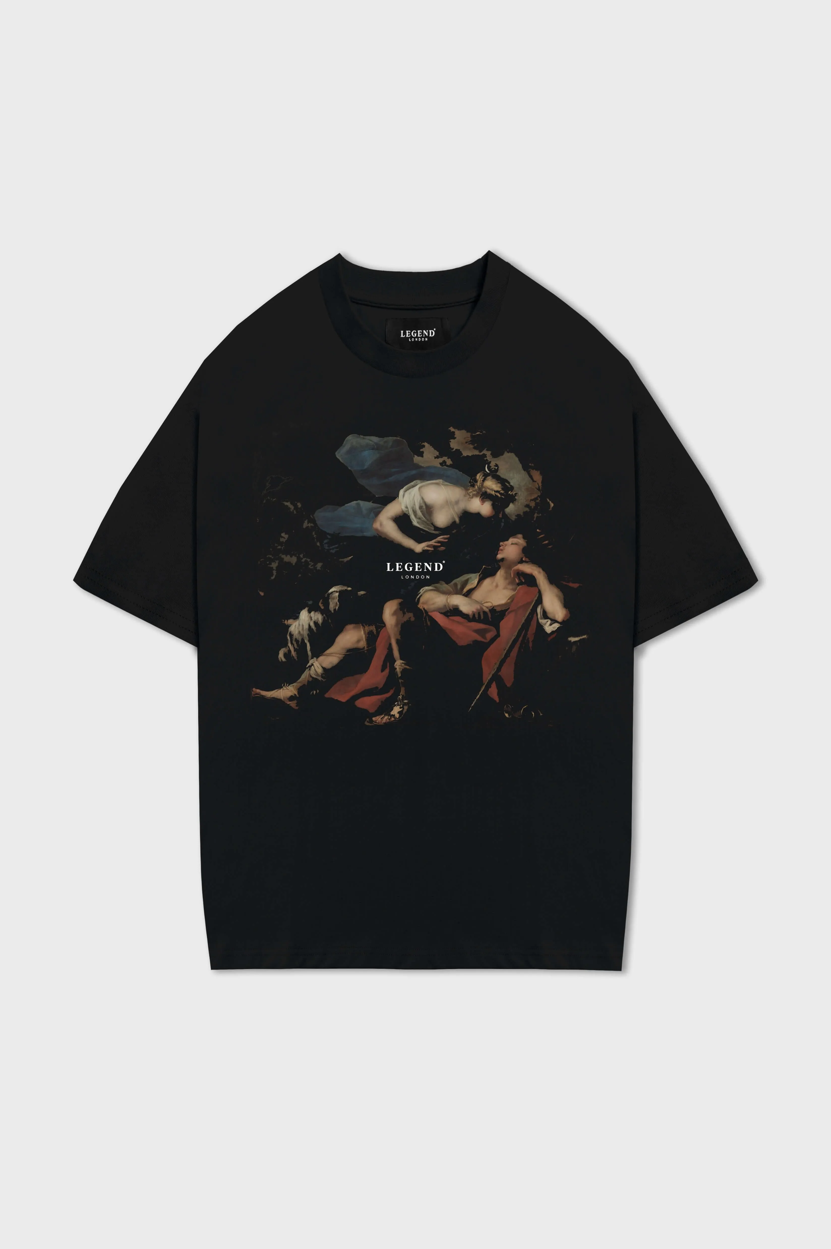 GUARDIAN GRAPHIC OVERSIZE T-SHIRT BLACK