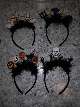 Halloween Headbands, 4pack