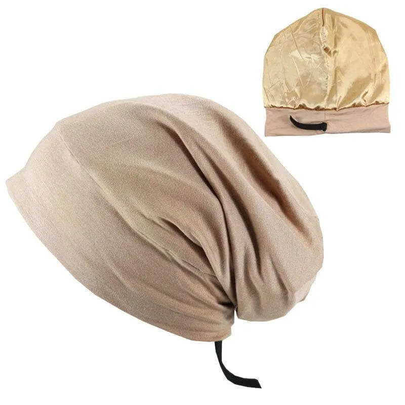 Hood Hats, Autumn Adjustable Satin Lined Hood Hats