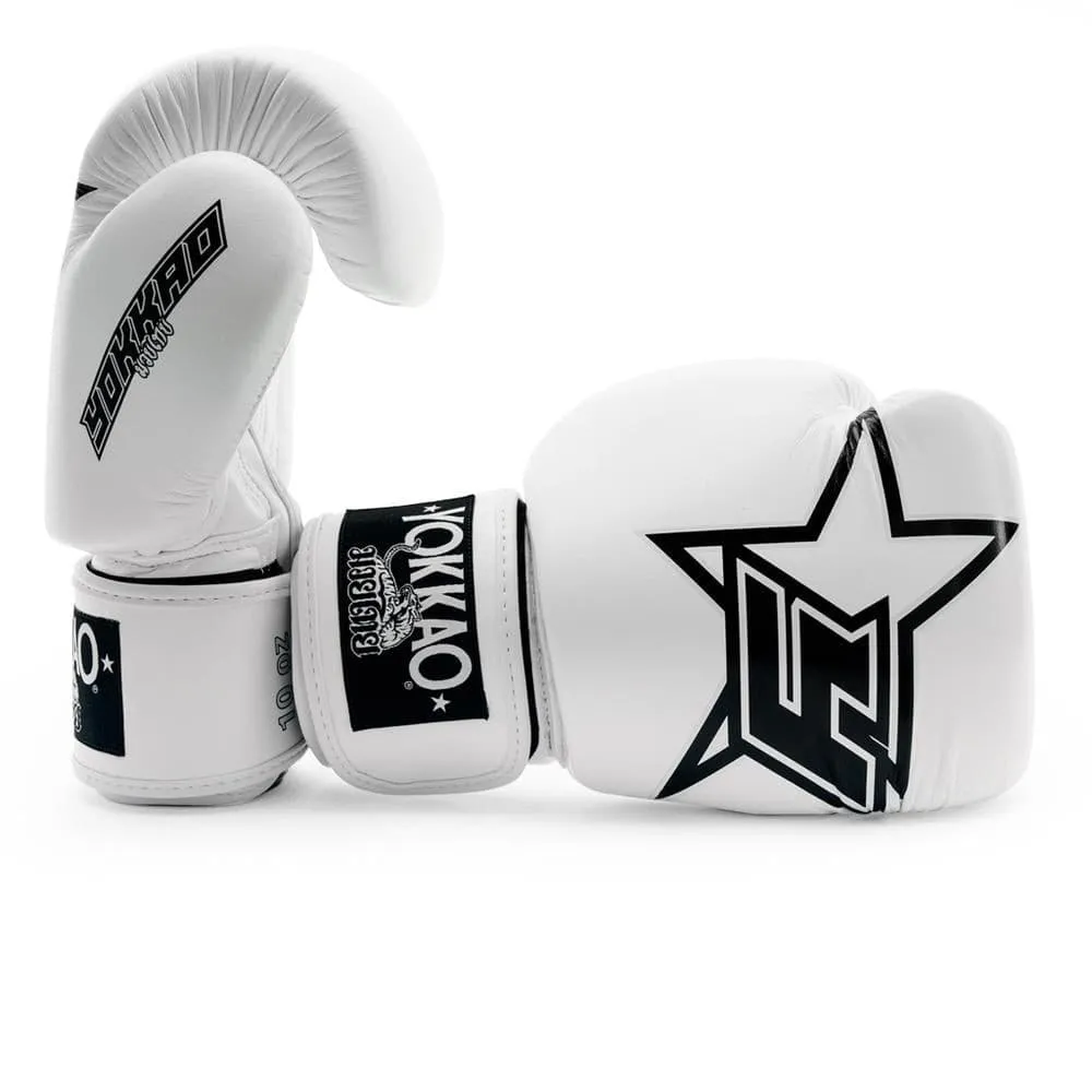 INSTITUTION BOXING GLOVES - WHITE