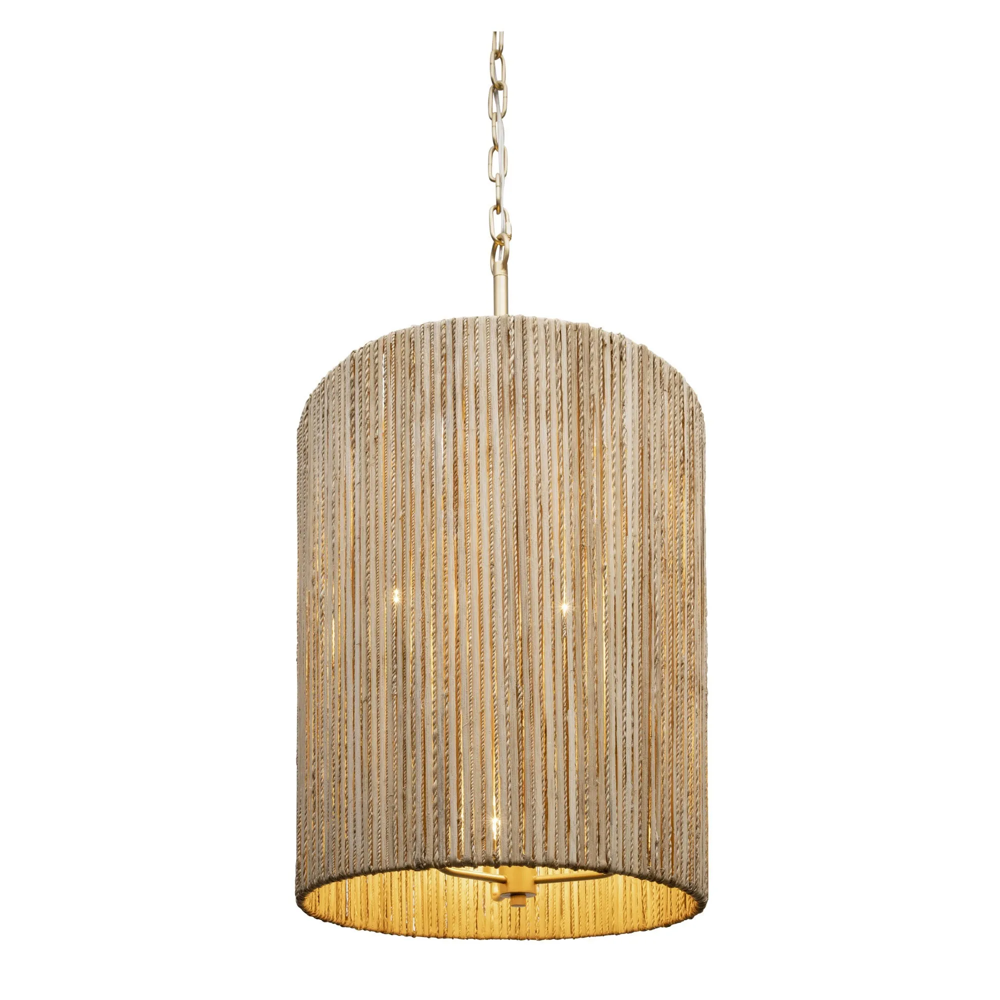 Jacob's Ladder 391F06FG 6-Light Foyer Pendant Light - French Gold