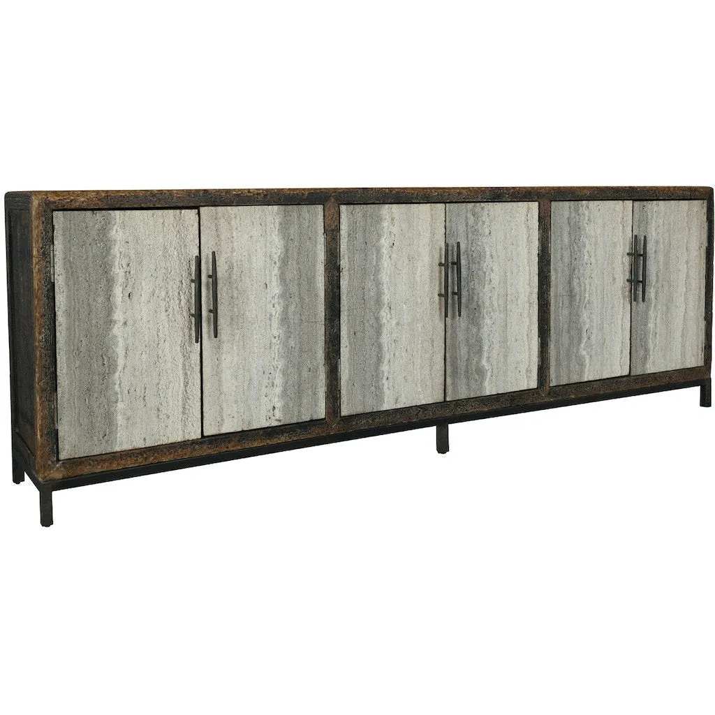 Lisbon Granite 6-Door 103" Sideboard