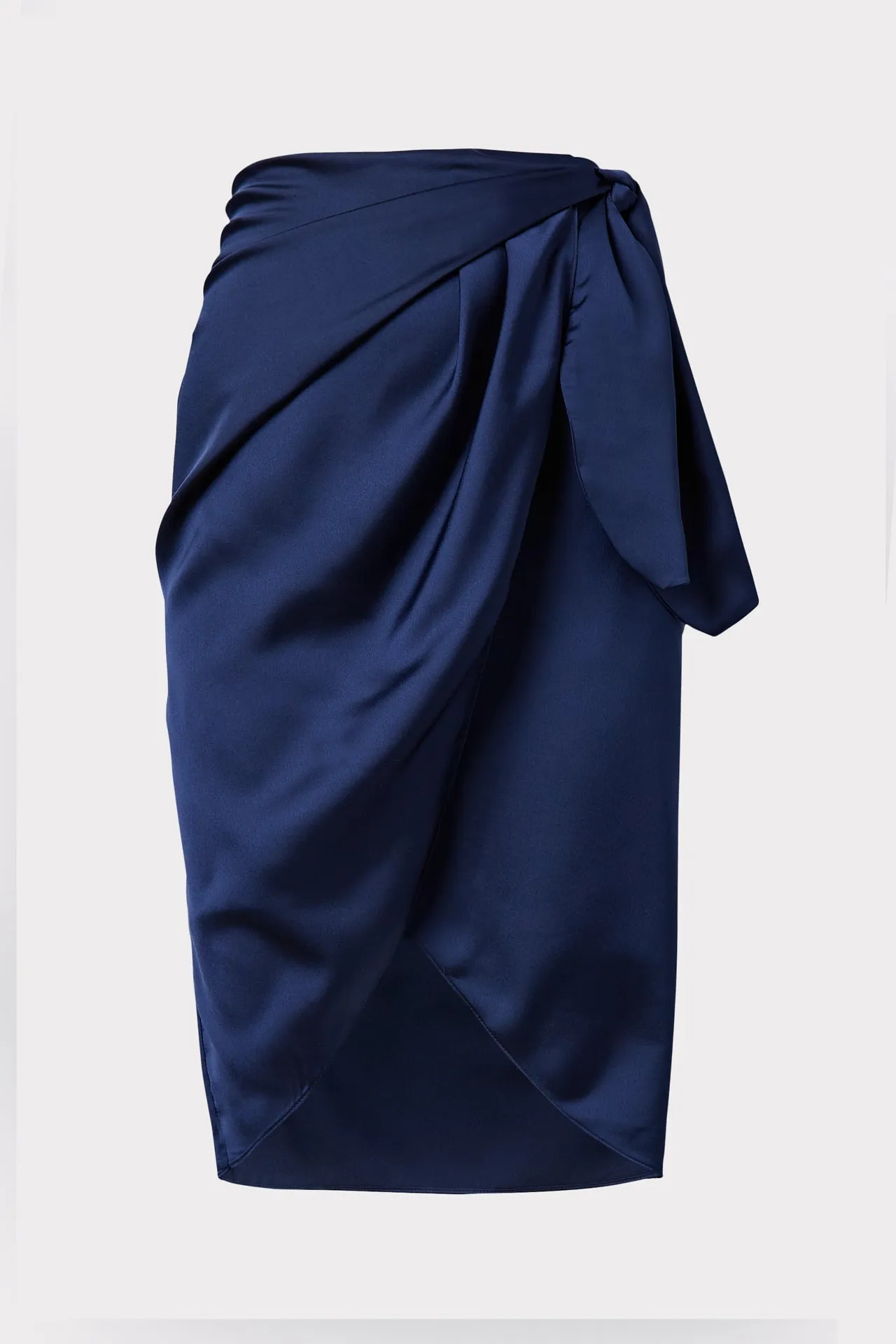 Liza Satin Wrap Skirt