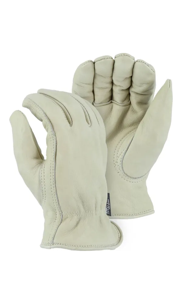 Majestic Gloves 1511T Thinsulate Lined Winter Cowhide Leather Driving Gloves (Dozen)