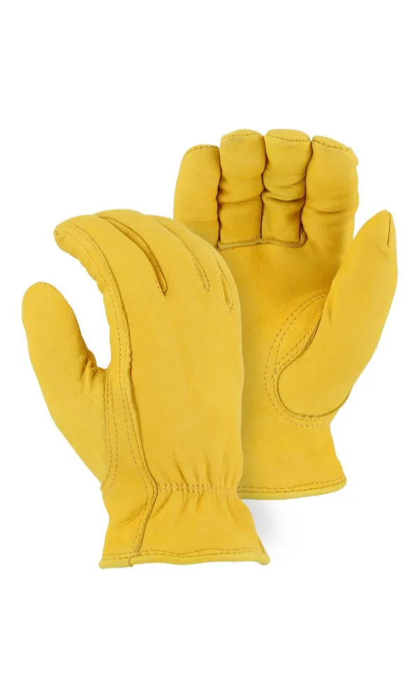 Majestic Gloves 1542T Thinsulate Winter Lined Deerskin Leather Driving Gloves (Dozen)