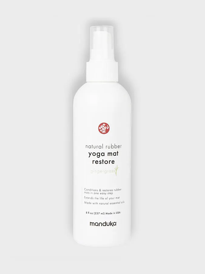 Manduka Natural Rubber Restore Yoga Mat Wash Cleaner - 8oz (237ml)