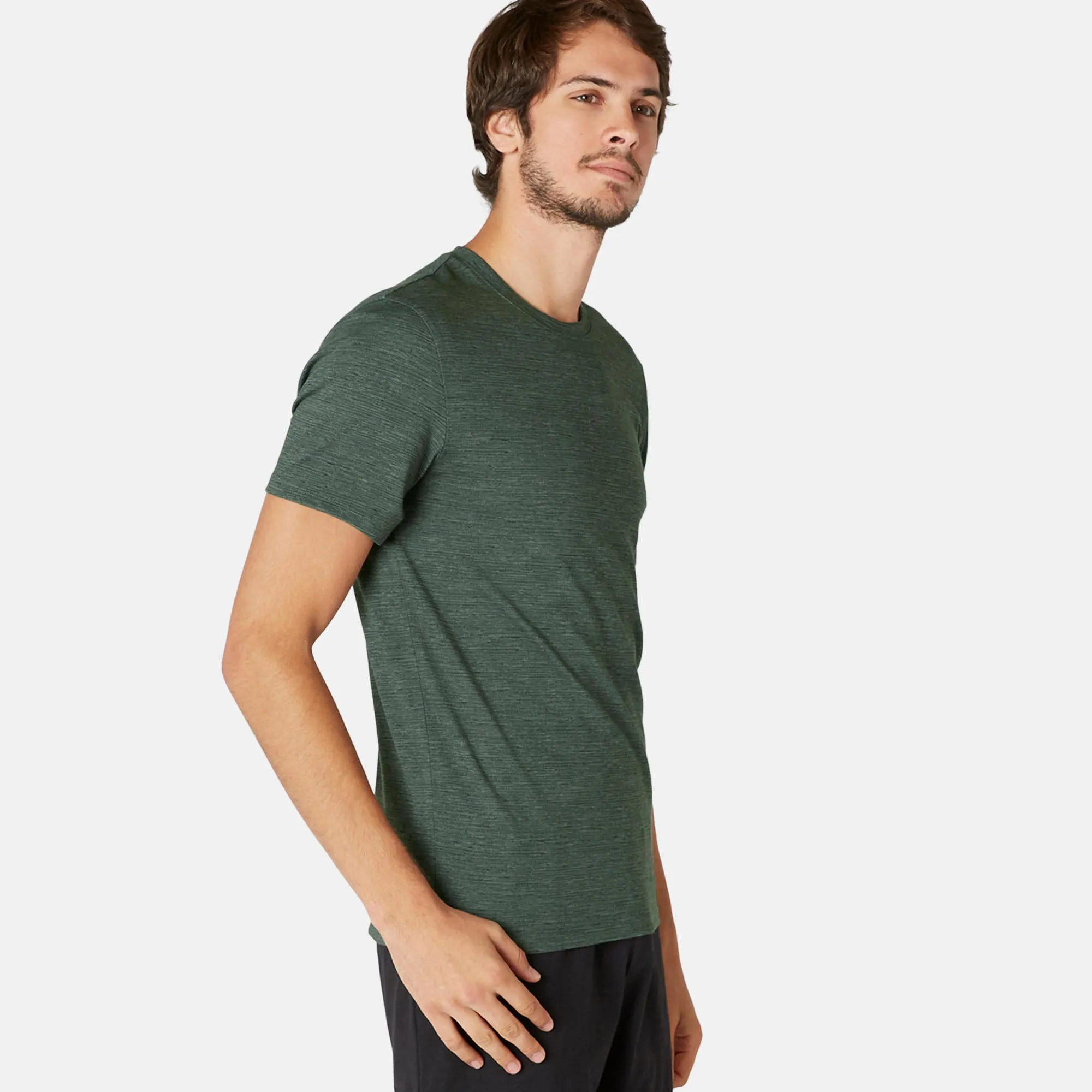 Men's Pilates and Gentle Gym Slim-Fit Sport T-Shirt 520