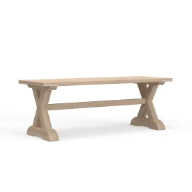 Newport Outdoor Trestle Bench