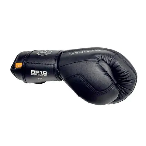 RIVAL RB10 INTELLI-SHOCK BAG GLOVES - BLACK