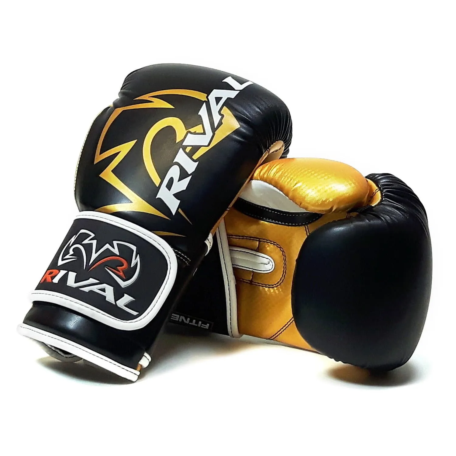 RIVAL RB7 FITNESS PLUS BAG GLOVES - BLACK/GOLD