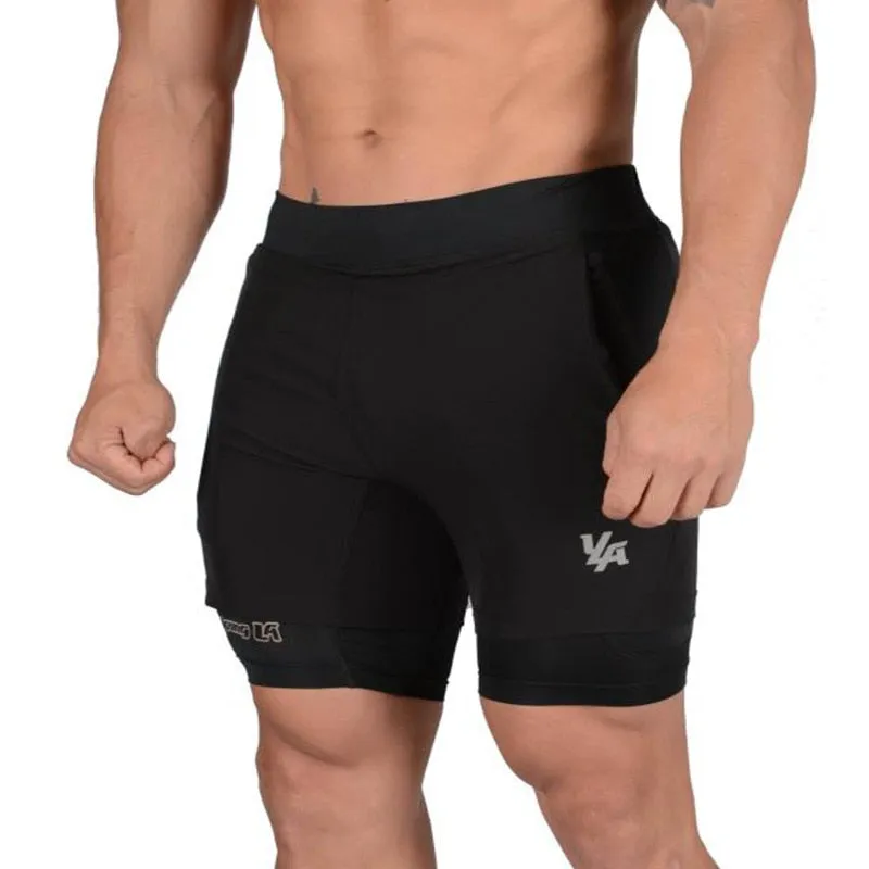 Running Shorts Men Bodybuilding Sports Jogging shorts Gym Training Workout Shorts